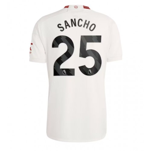Maillot de foot Manchester United Jadon Sancho #25 Troisième 2023-24 Manches Courte